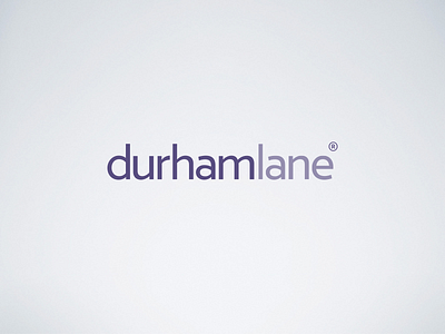 durhamlane Logotype business light logo logotype luxury purple sales trademark typography