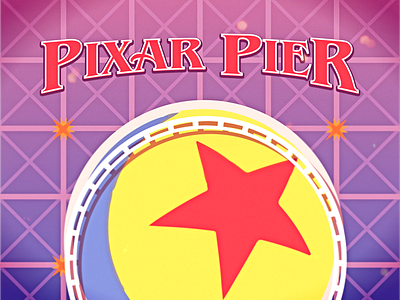 Pixar Pier - Concept california disney disneyland pixar rollercoaster theme park toy story