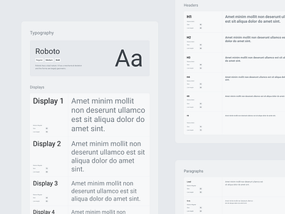 Own Design System in progress design system fonts typographic ui