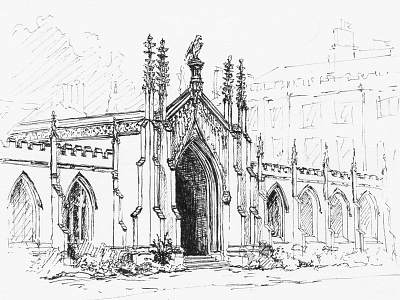 St John's College, Cambridge cambridge drawing ink inktober inktober2015 sketch