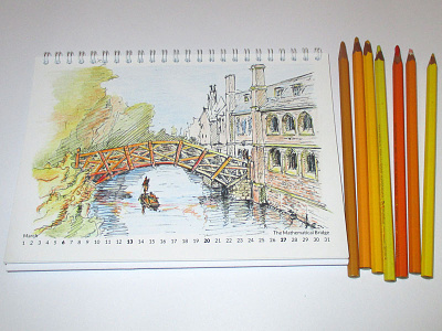 Cambridge Calendar 2016 2016 calendar cambridge colouring drawings