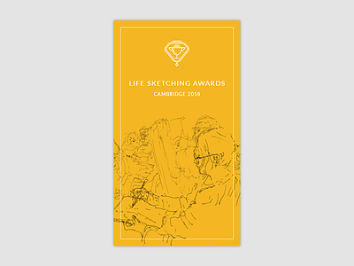 Life Sketching Awards - splash screen for Adobe XD Contest adobe xd