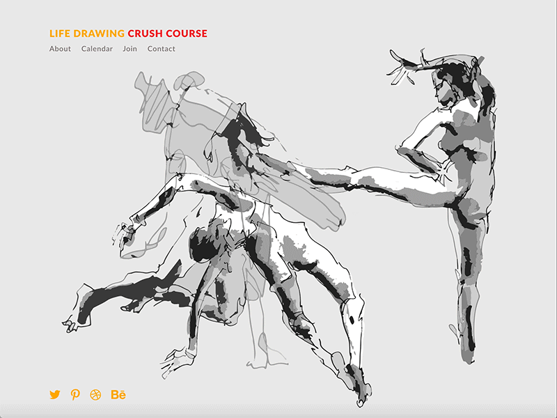 Life Drawing Crush Course - concept adobexd auto animate drawing madewithadobexd sketch xd
