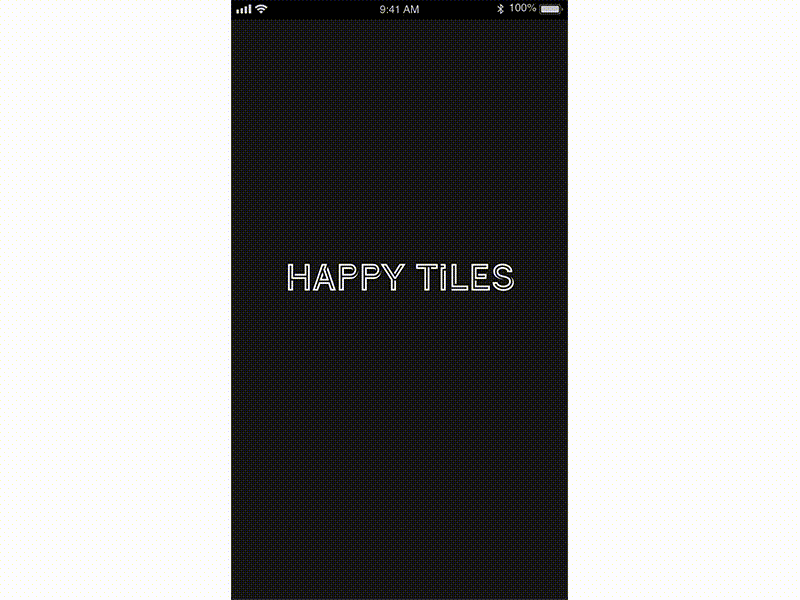 Happy Tiles animation app app app design concept app madewithadobexd xd