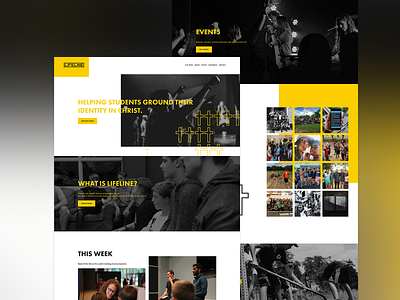 Lifeline Ministries squarespace ui web design website design