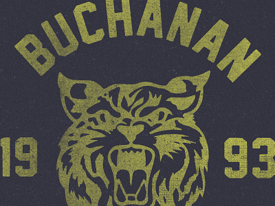 Buchanan Bobcats apparel apparel design athletic athletic apparel livonia michigan screenprint t shirt vintage vintage athletic