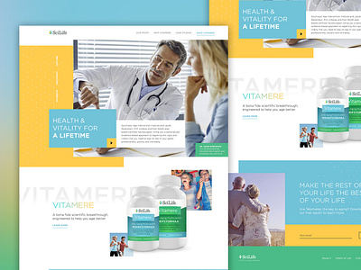 SciLife asymmetric medical medical website web design