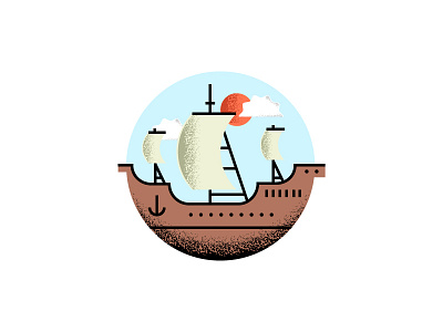 Pirate Ship boat illustration pirate pirate ship sea ship