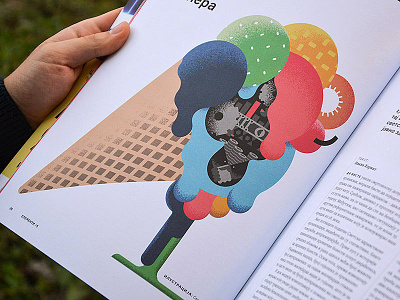 Ice Cream business editorial editorial illustration ice cream illustration magazine shugar