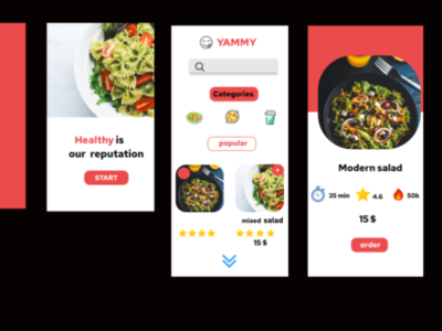 food app design food app design graphic design mobile app ui