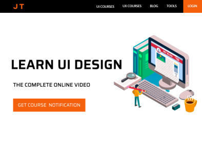 learning landing page landing page learning platform ui web design