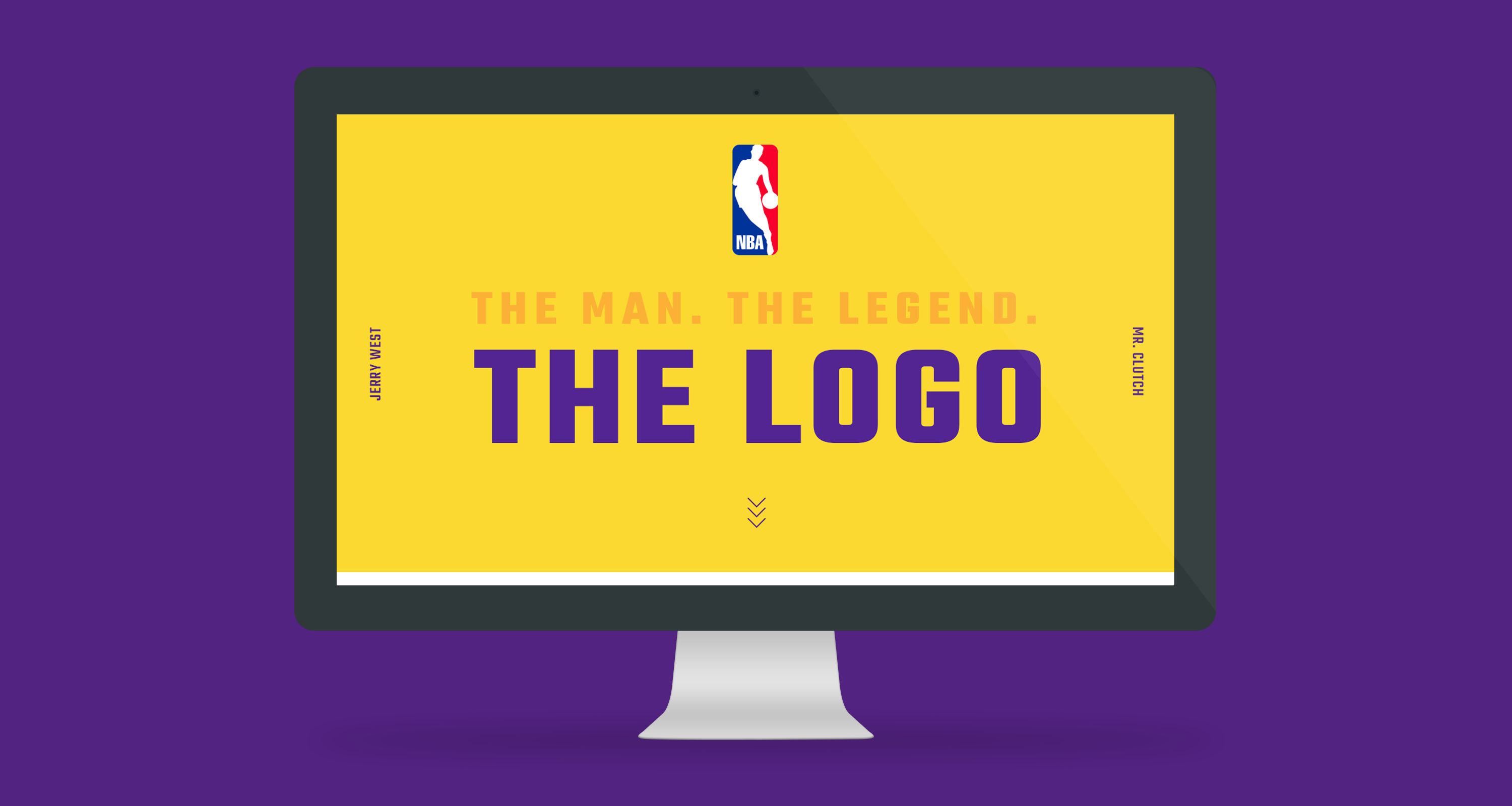 Jerry West Website By Aaron Clauss On Dribbble   Jerry West Mockup 