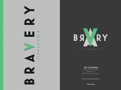 Redesigned Bravery Transmedia Logo