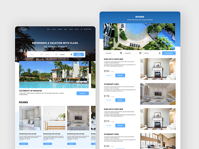 Hotel booking platform - Room booking UI branding design logo ui ux