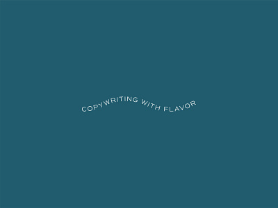 Ocean Inspired Brand Mark for Copywriter Salted Pages