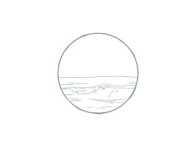 Ocean Inspired Illustration for Copywriter Salted Pages