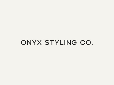 Onyx Styling Co. Custom Brand Design