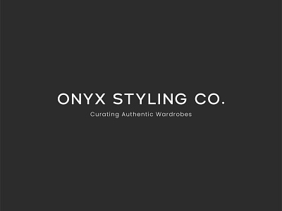 Onyx Styling Co. Custom Brand Design