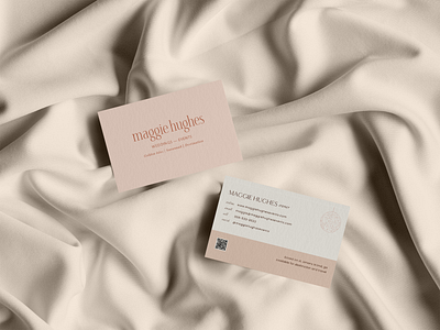 Business Card Design For Wedding Planner Maggie Hughes Events