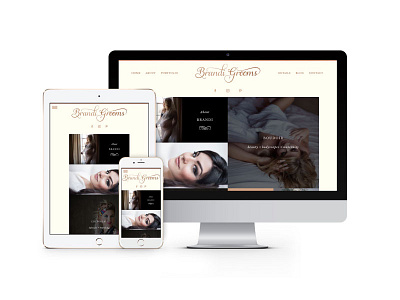 Website Design for Brandi Grooms boudoir boudoir photographer prophoto web web design website website design
