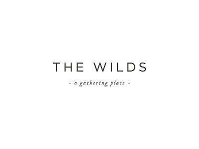 The Wilds Wedding and Event Venue Logo branding event venue logo swoone wedding venue