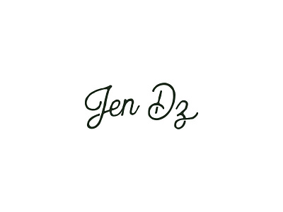 Jen Dz Primary Logo branding elopement photographer logo photographer swoone wedding photographer