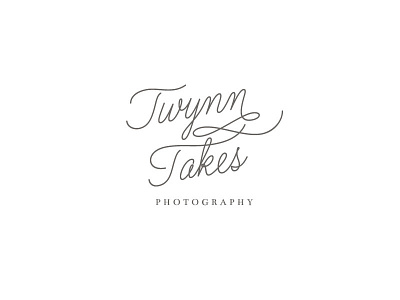 Twynn Takes Photography Stacked Logo branding logo photographer portrait photographer swoone wedding photographer