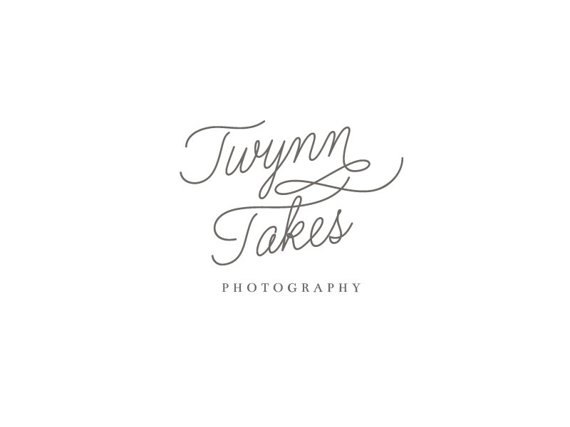 Twynn Takes Photography Stacked Logo portrait photographer wedding photographer swoone photographer branding logo