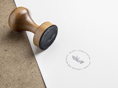 Rubber Stamp design for The Wilds Wedding and Event Venue
