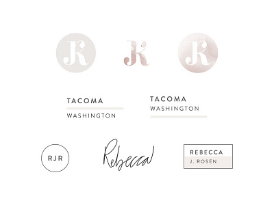 Rebecca Rosen Icons branding logo photographer senior photographer swoone