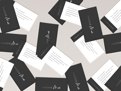 Maggie Mae Photography Business Card Design