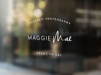Maggie Mae Photography Storefront sign