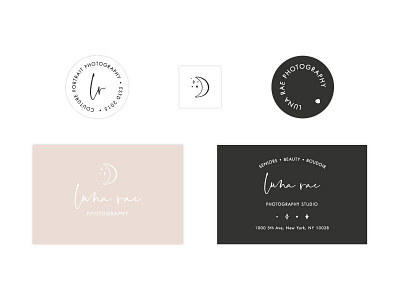 Luna Rae Photography Sticker Design branding collateral design icon illustration logo lunar moon photographer portrait photographer san serif script stars stationery sticker sticker design stickers swoone typography watermark