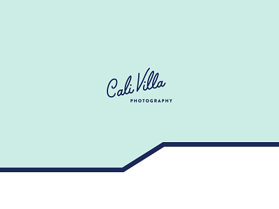 Cali Villa Photography Logo branding cali california california style design fun lively logo monoline monoline script pastel photographer portrait photographer san serif script swoone typography vector vintage