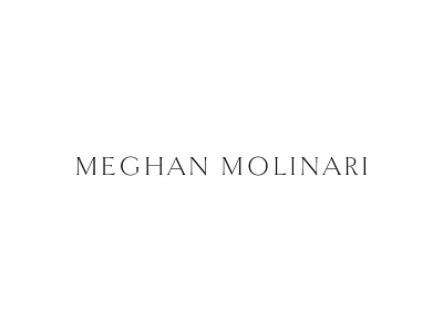 Meghan Molinari Photography Logo brand branding design icon logo logo design logo design branding photographer portrait photographer serif swoone typography washington photographer
