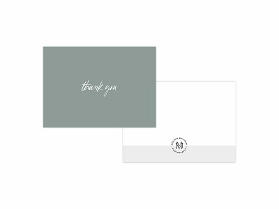 Meghan Molinari Photography Thank You Card Design