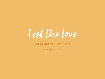 Feel the Love Photography Workshops logo design by Swoone branding bright california inspiration color theory design fun funky handdrawn handdrawn type handlettering illustration logo photographer photographer workshop san serif serif swoone typography vintage