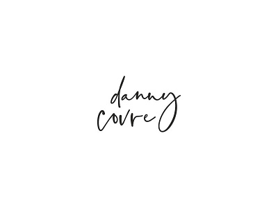 Danny Covre Photography Pre-Made Brand Customization branding design icon lettering logo modern newborn photographer photographer script swoone typography vector watermark