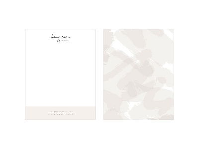 Danny Covre Photography Letterhead Design brand branding collateral design icon letterhead letterhead design logo logo design newborn photographer pattern photographer san serif script stationery swoone typography watercolor watercolor pattern watermark