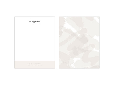 Danny Covre Photography Letterhead Design