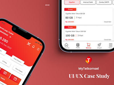 UI/UX Design Case Study My Telkomsel Apps casestudy design mytelkomsel research telkomsel uidesign uiux uiuxdesign uxresearch