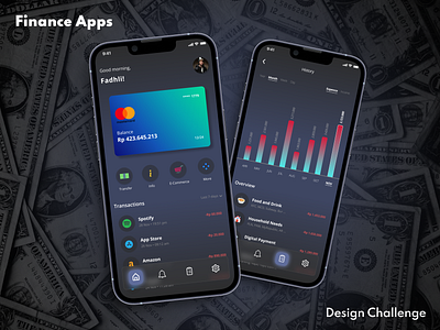 Finance Apps Design Challenge app design finance ui uidesign uiux userinterface