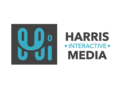 Harris Interactive Media Logo h logo logo design