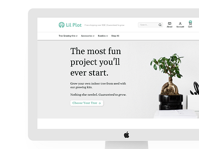 Lil Plot Shopify Website