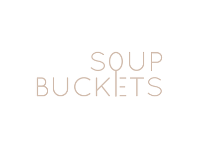 Soup Buckets Mark illustration modern sans serif simple