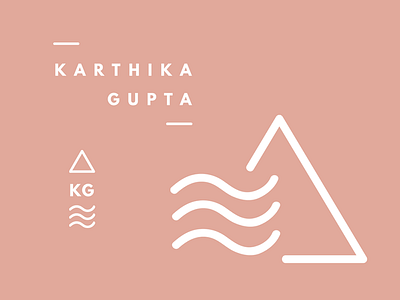 Karthika Gupta Logo Marks blush icons logo marks minimal simple white