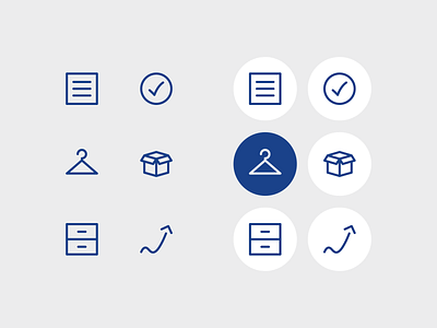 The Minimalist Wardrobe Article Icons icon icon set iconography illustration line art minimal modern simple ui ux vector