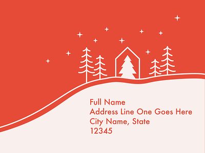One Big Christmas Party Mailer Design