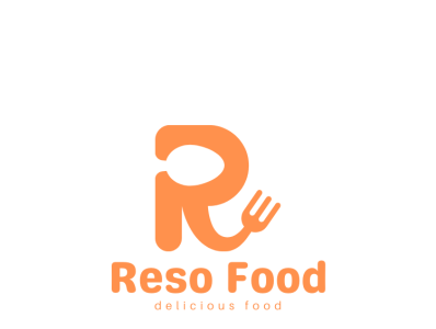 Reso Food logo graphic design logo