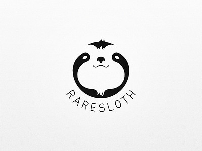 Raresloth Logo animal happy logo rare sloth